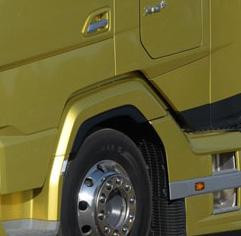 Daf XG / XF első sárvédő szélesítés párban