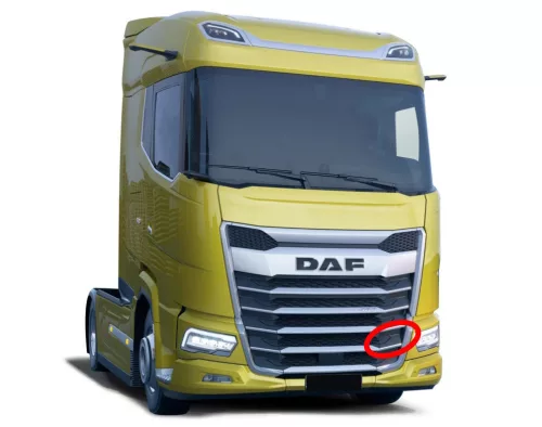 Daf XG / XF 2021 hűtőrács betét Bal alsó