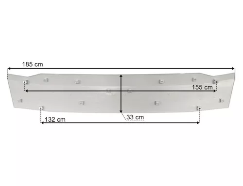 Daf XG / XG+ hűtőrács felső panel