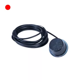  Amerikai helyzetjelző búra/betét LED-es PIROS 12/24V FÜST BÚRÁVAL