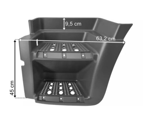 Iveco Stralis 2002-2012 fülke lépcső Bal, Alsó