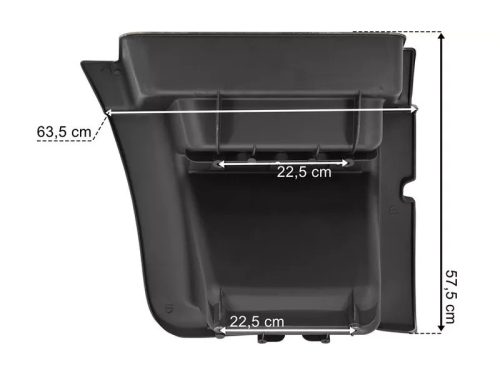 Iveco Stralis 2002-2012 fülke lépcső Bal, Alsó