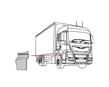 Man TGA kisfülke ajtó hosszabbítás JOBB