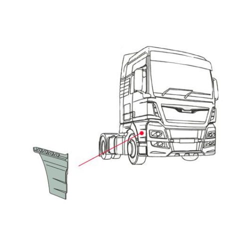 Man TGA nagyfülke ajtó hosszabbítás JOBB