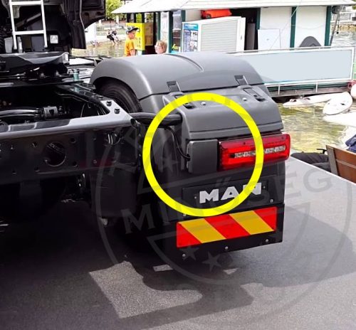 Man TGA hátsó lámpa bővítő / csatlakozó doboz