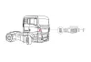 Man TGX/TGS sarokelem / légterelő JOBB