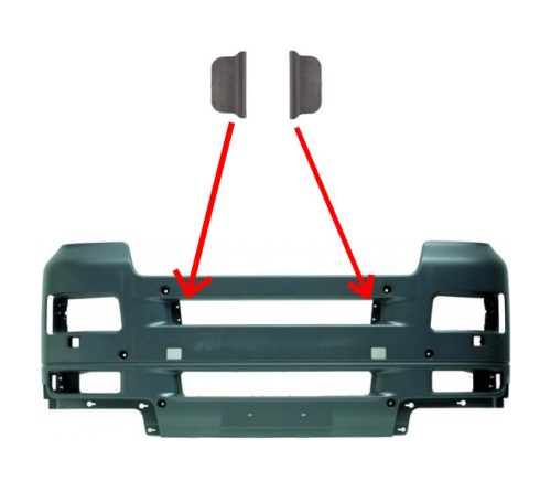 Man TGA lökhárító borítás / fellépő végzáró