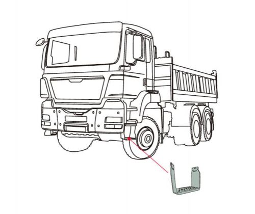 Man TGA fülke lépcső TEREPES