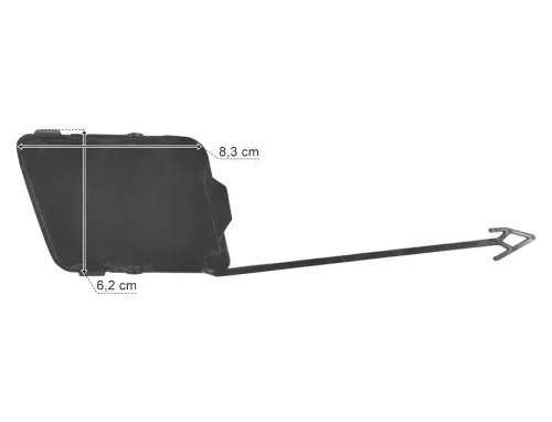 Man TGX Euro6 lökhárító borítás Bal, Szürke