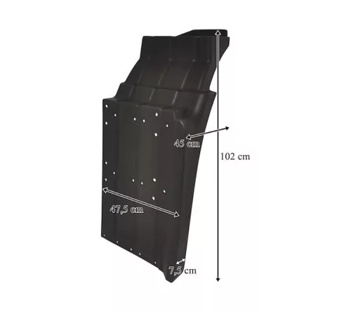 Man TGS Euro6 első sárvédő hátsó rész JOBB 102cm