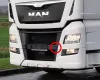 Man TGX Euro6 lökhárító borítás Bal, Fekete