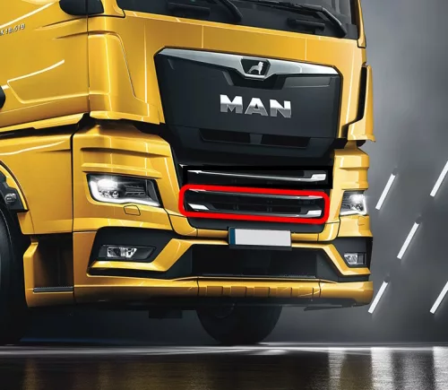 Man TGX 2021 alsó hűtőrács betét ALSÓKÖZÉP