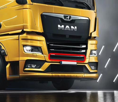Man TGX 2021 alsó hűtőrács betét ALSÓ