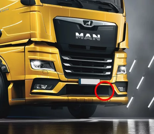 Man TGX 2021 lökhárító belső spoiler BAL