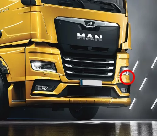 Man TGX 2021 lökhárító borítás / mosó fedél BAL