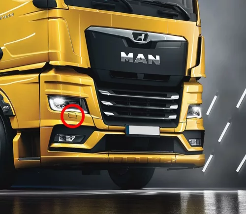 Man TGX 2021 lökhárító borítás / mosó fedél JOBB