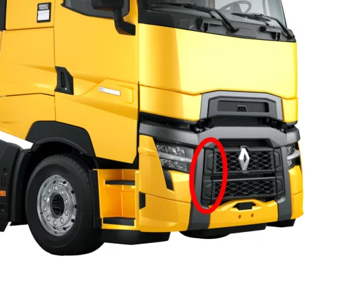 Renault T széria 2021-től hűtőrács oldalsó takaróelem JOBB