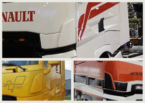 Renault T széria kiegészítő légterelő párban