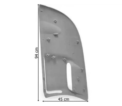 Scania R / P / G 2005-2010 sarokelem és légterelő BAL, közép és magas fülke