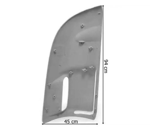 Scania R / P / G 2005-2010 sarokelem és légterelő JOBB, közép és magas fülke