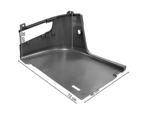 Scania S széria első lökhárító sarok JOBB, 38cm, SIMA