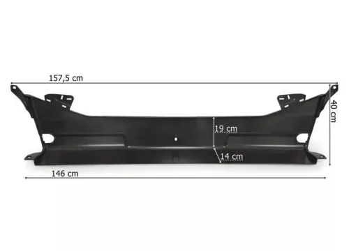 Scania R 2017-től első lökhárító közép rész 40cm