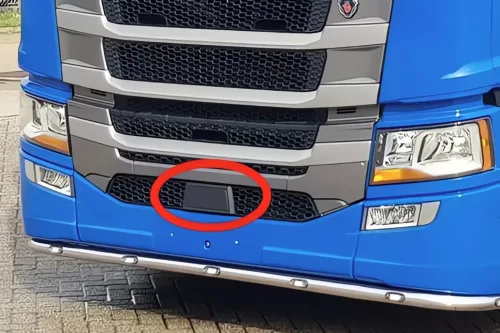 Scania R 2017-től első lökhárító burkolat / radar burkolat