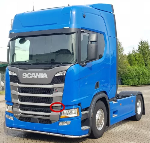 Scania R 2017-től hűtőrács elem "D"  BAL