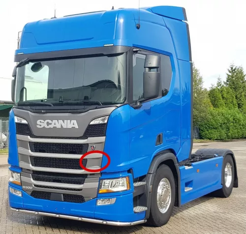 Scania R 2017-től hűtőrács elem "E"  BAL