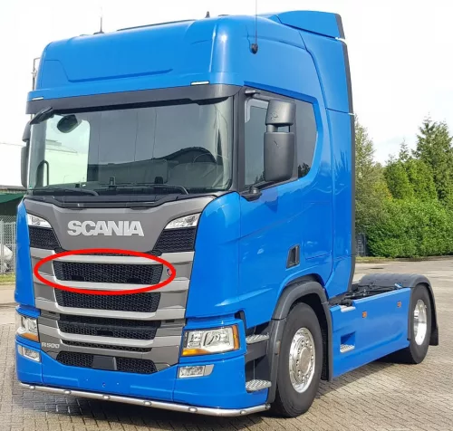 Scania R 2017-től hűtőrács betét FELSŐ
