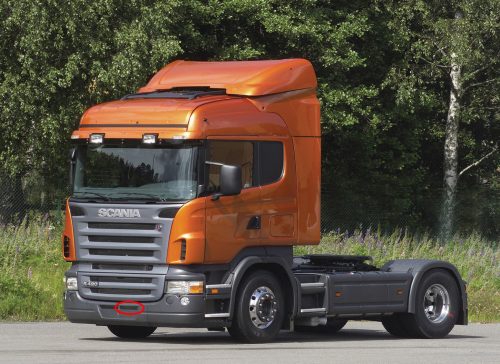 Scania R / P / G 2005-2010 lökhárító rács BAL