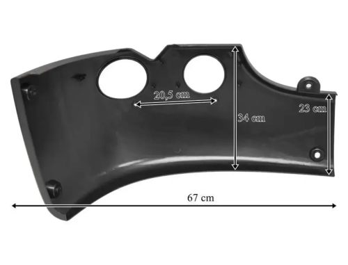 Scania R / P / G 2005-2010 első lökhárító sarok BAL, ALACSONY