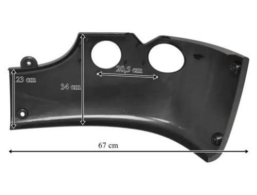 Scania R / P / G 2005-2010 első lökhárító sarok JOBB, ALACSONY