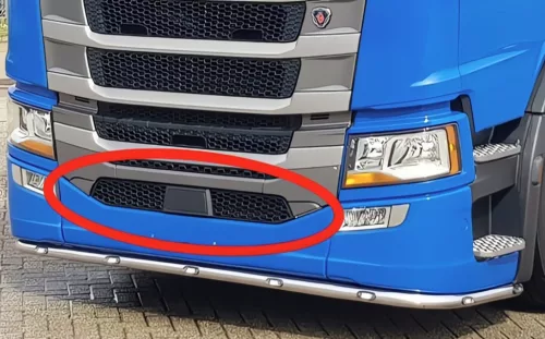 Scania S széria első lökhárító rács ALSÓ