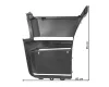 Scania S széria lépcső borítás JOBB 60x65cm