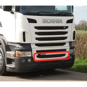   Scania R / P / G 2010-2016 alsó hűtőrács alsó betét, alacsony