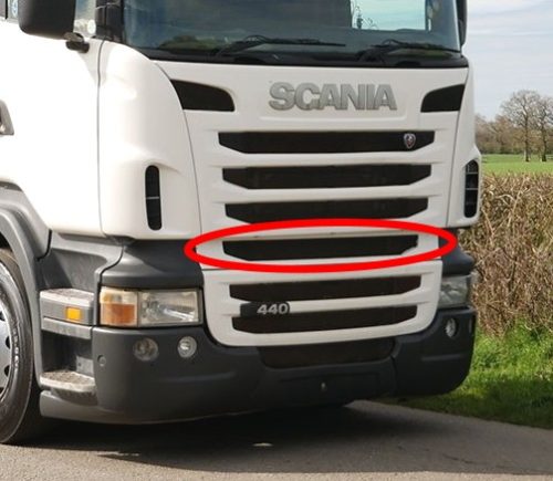Scania R / P / G 2010-2016 középső hűtőrács betét CG