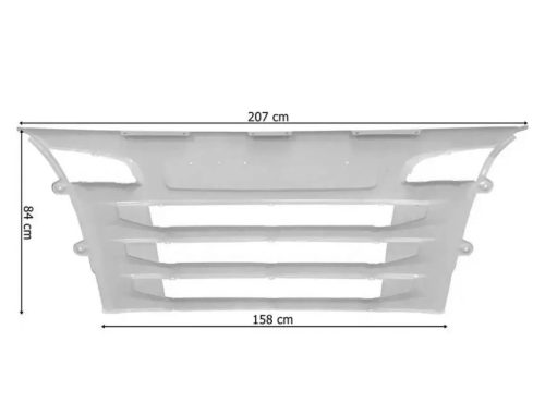 Scania R / P / G 2010-2016 felső hűtőrács, magas fülke