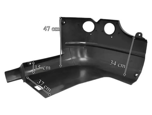 Scania R / P / G 2005-2010 első lökhárító sarok BAL, MAGAS