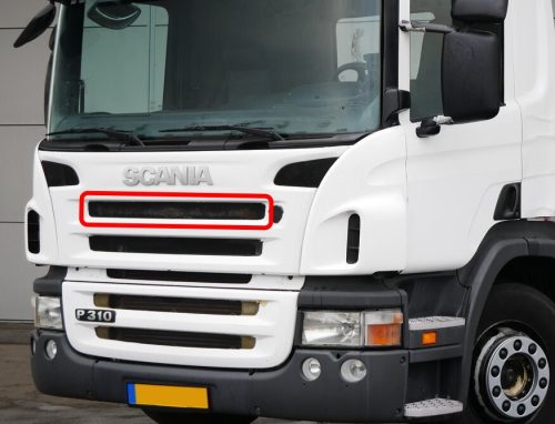 Scania R / P / G 2005-2010 felső hűtőrács középső / felső betét