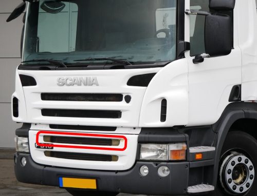 Scania P 2005-2010 alsó hűtőrács felső betét ALACSONY