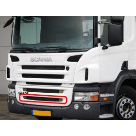 Scania P 2005-2010 alsó hűtőrács alsó betét ALACSONY