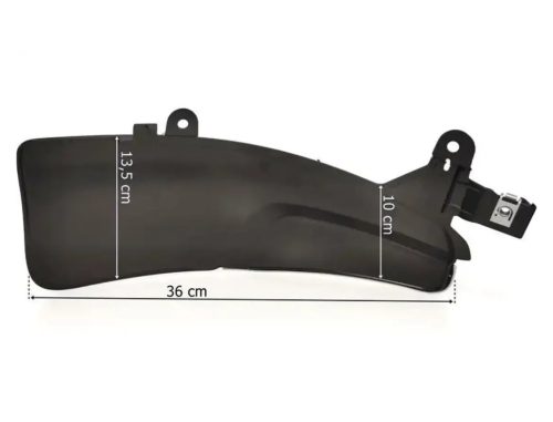 Scania Streamline 2013-2016 sarokelem alsó rész BAL, Fekete