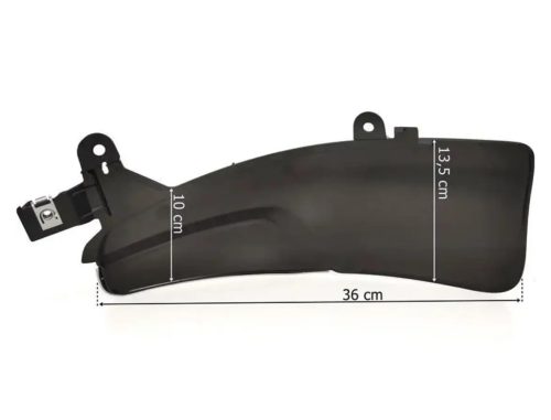 Scania Streamline 2013-2016 sarokelem alsó rész JOBB, Fekete