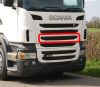 Scania R / P / G 2010-2016 felső hűtőrács alsó betét, V8