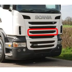   Scania R / P / G 2010-2016 felső hűtőrács alsó betét, V8