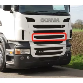   Scania R / P / G 2010-2016 felső hűtőrács alsó betét, V8
