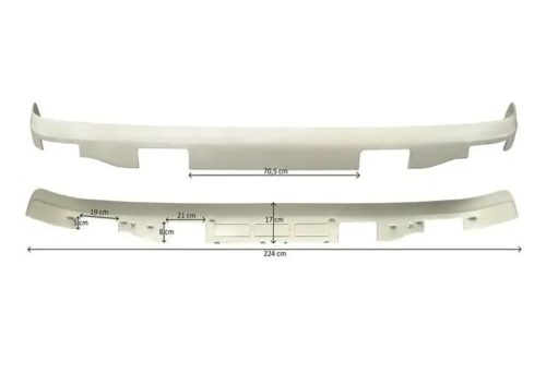 Scania R / P / G Streamline napellenző 4 lámpás FELSŐ