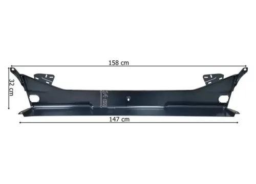 Scania R 2017-től első lökhárító közép rész 32cm bordás