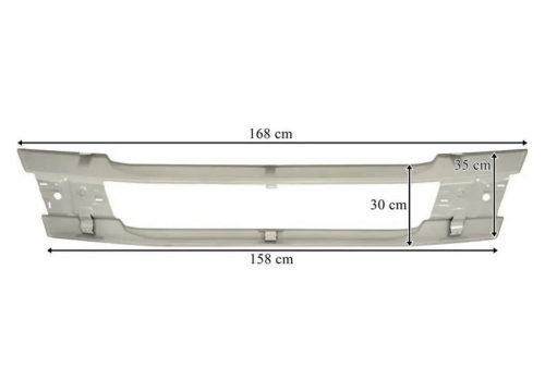 Scania P / G 2017-től hűtőrács bordák FELSŐ
